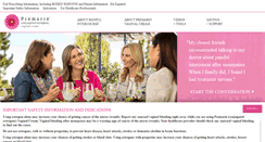 Desktop Screenshot of premarinvaginalcream.com